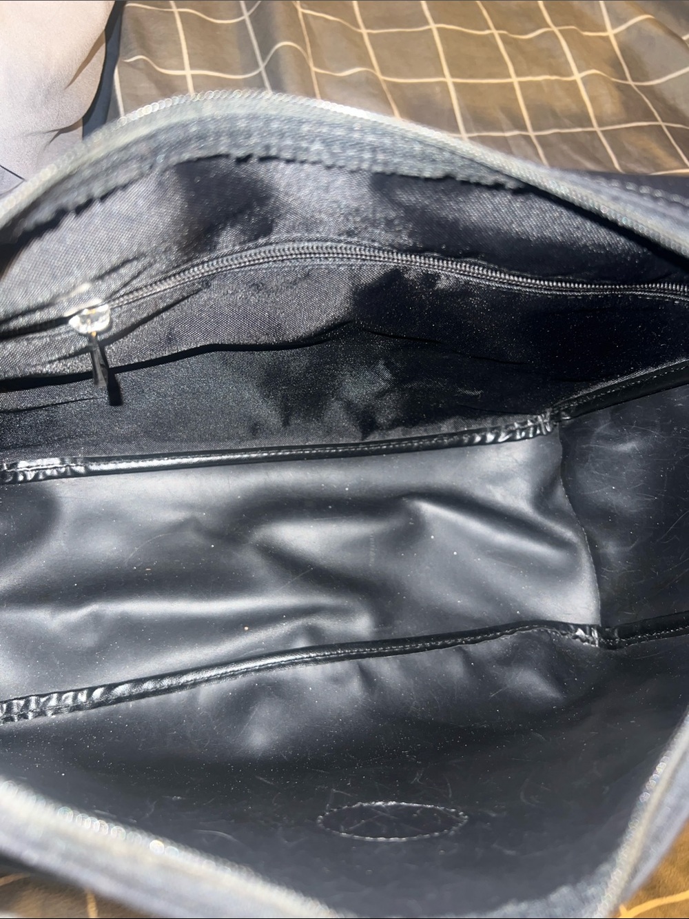 Longchamp Black Nylon Hobo Shoulder Bag - Picture 9 of 13